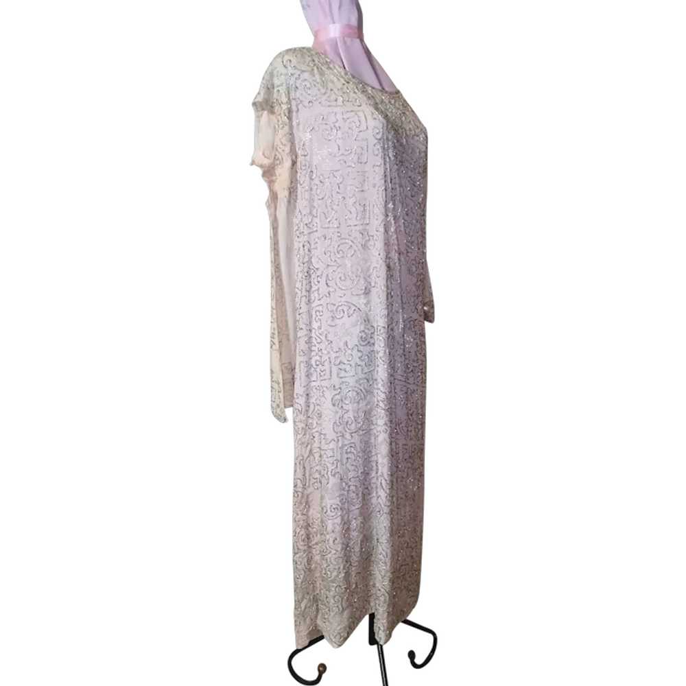 Art Deco Inspired Vintage Beaded Flapper Dress 19… - image 1