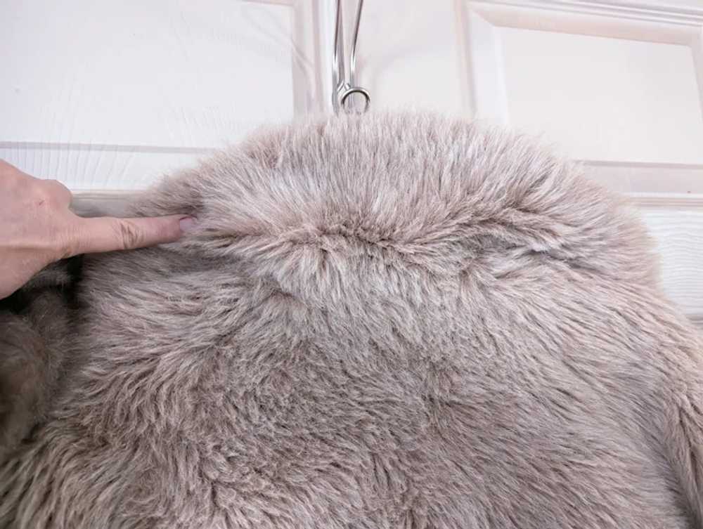 48 hour SALE! BETMAR Faux fur coat and hat silver… - image 11