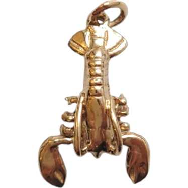 14 Karat Yellow Gold Lobster Charm #20020