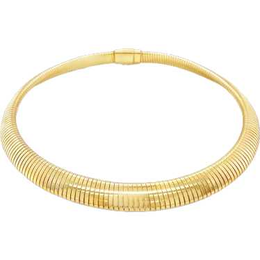 14k Yellow Gold Tubogas Necklace