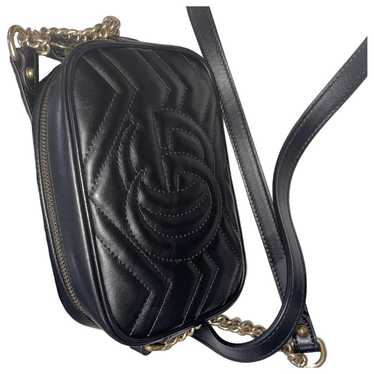 Gucci Gg Marmont Triple zip leather handbag