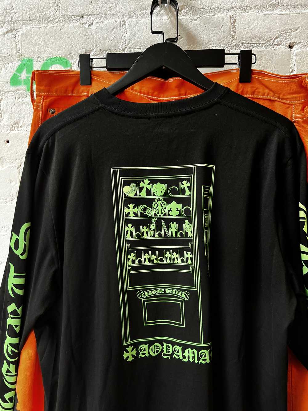 Chrome Hearts Chrome Hearts Green long sleeve 4G … - image 6