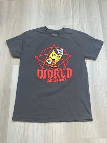 WORLD INDUSTRIES スケートボード Tシャツ XL WORLD INDUSTRIES ワールドインダストリーズ スケートボード T