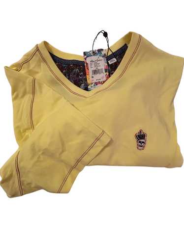 Robert Graham Damien yellow t-shirt