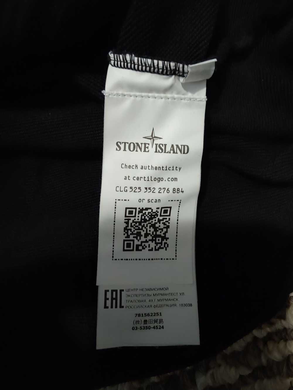 Stone Island Stone Island Black embroidered hoodie - image 6