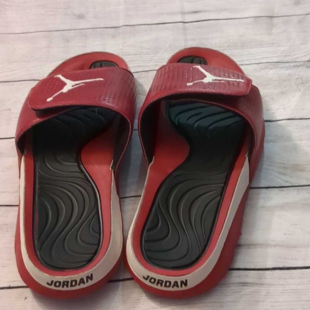 Jordan Brand Jordan hydro 5 slide gym red size 10 - image 4