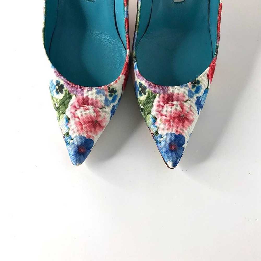 Manolo Blahnik Cloth heels - image 4