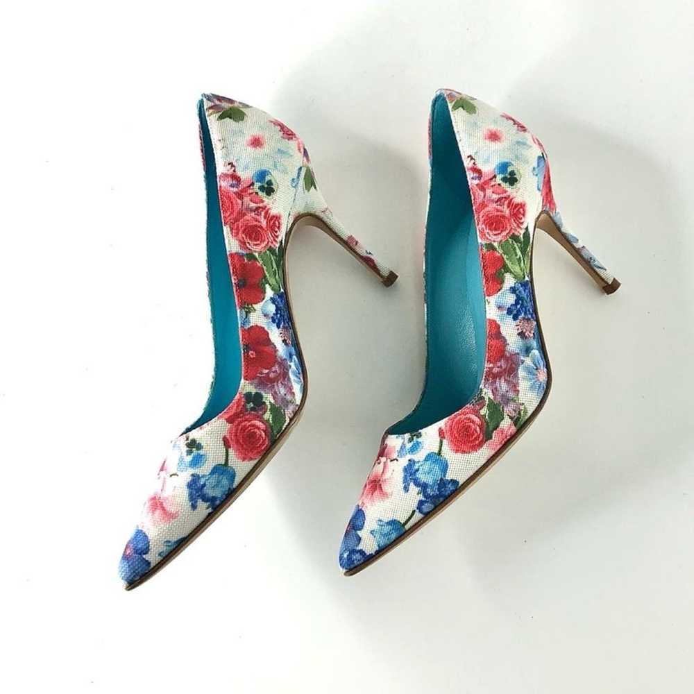 Manolo Blahnik Cloth heels - image 6