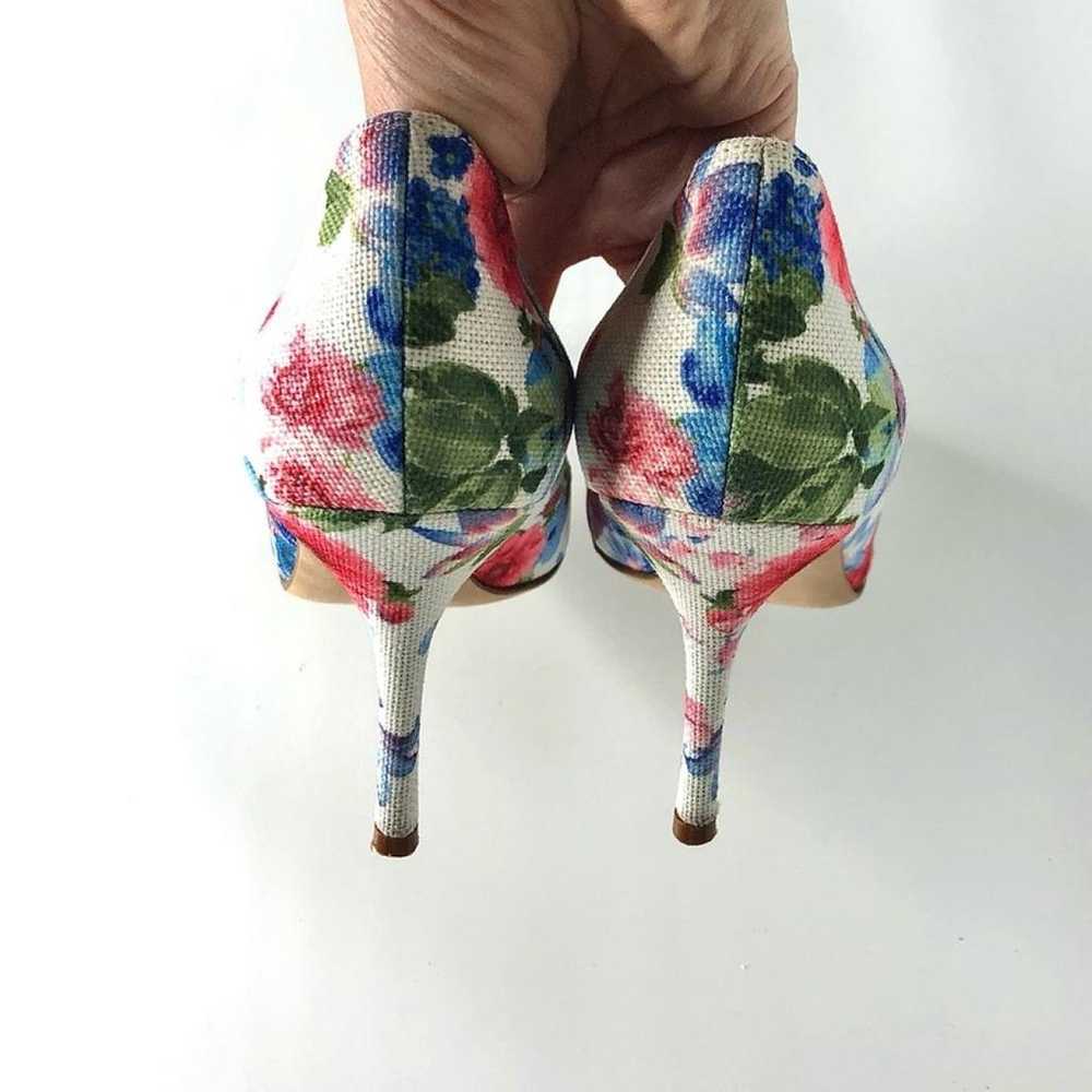 Manolo Blahnik Cloth heels - image 9