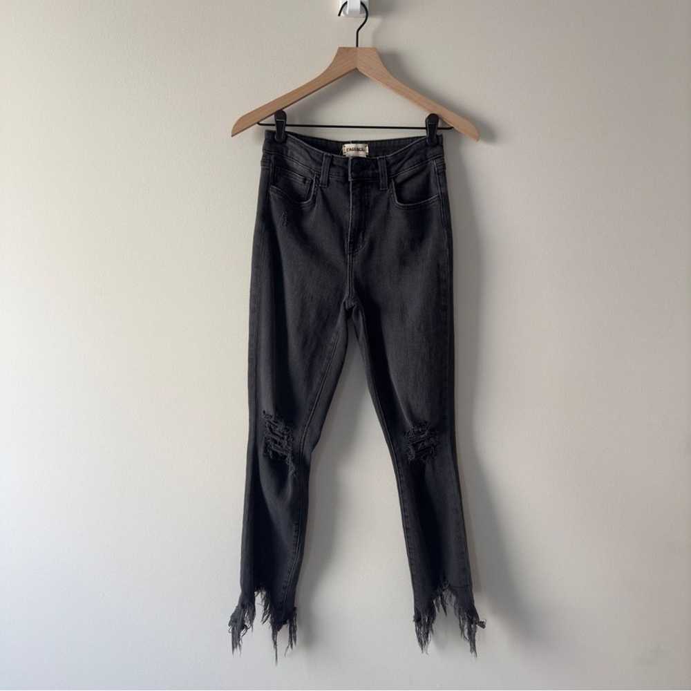 L'Agence L’Agence Distressed High-Rise Dark Gray … - image 12