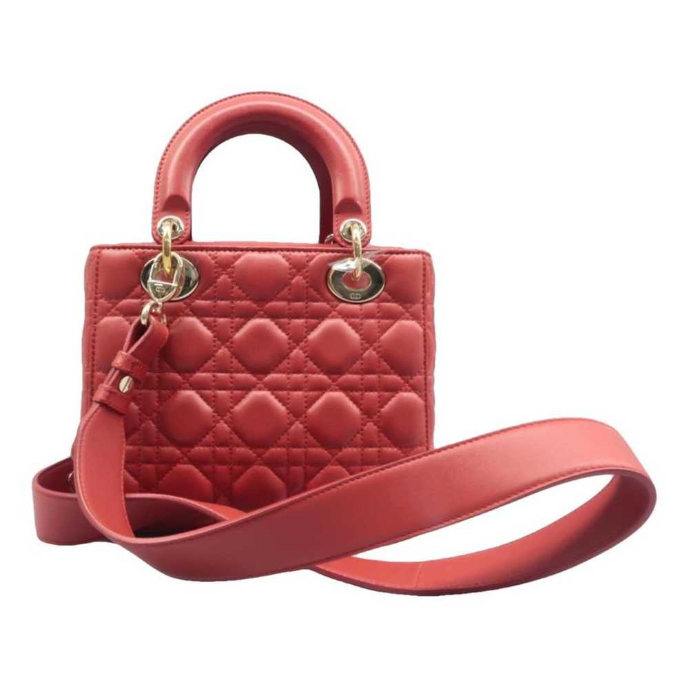 Dior Lady Dior leather handbag - image 1