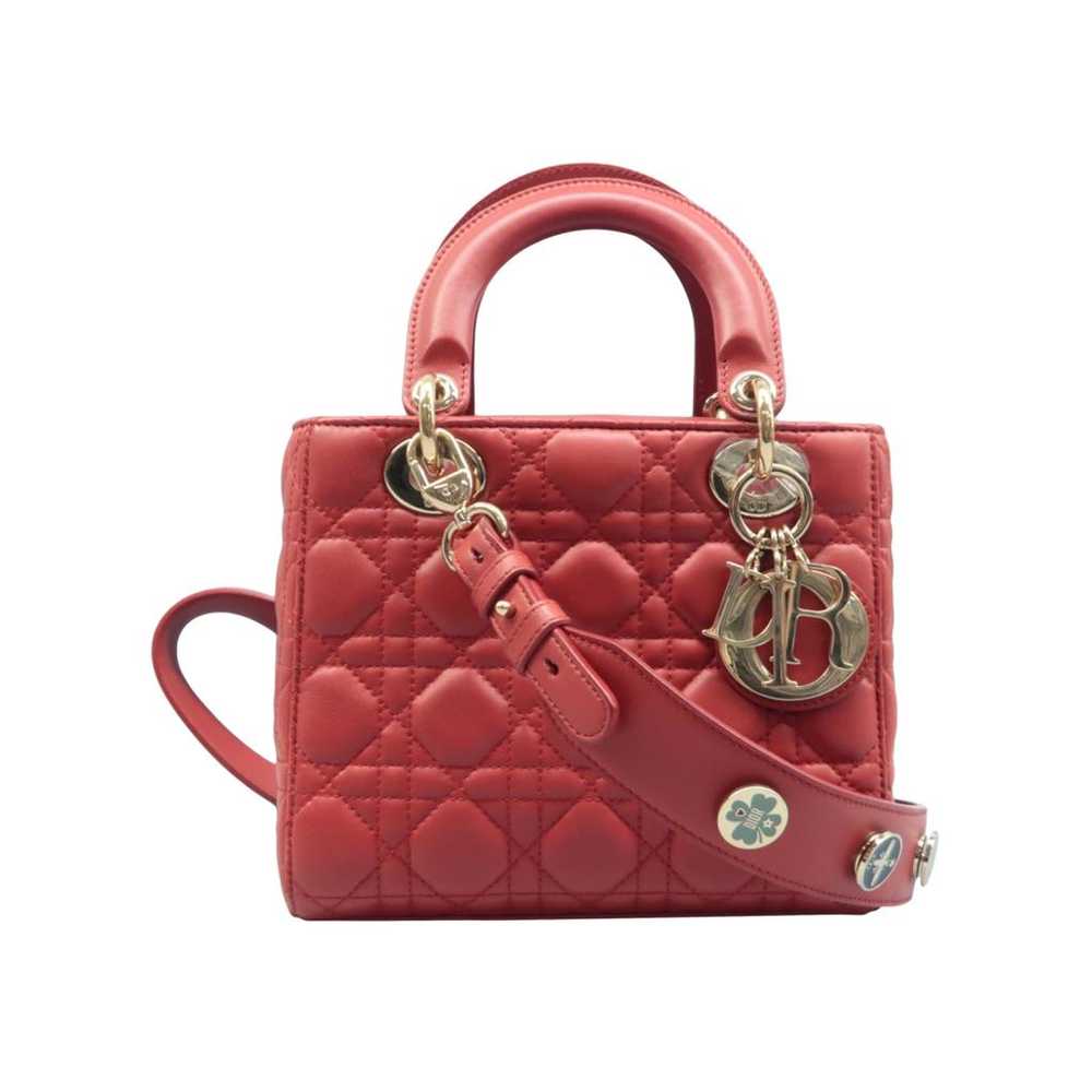 Dior Lady Dior leather handbag - image 2