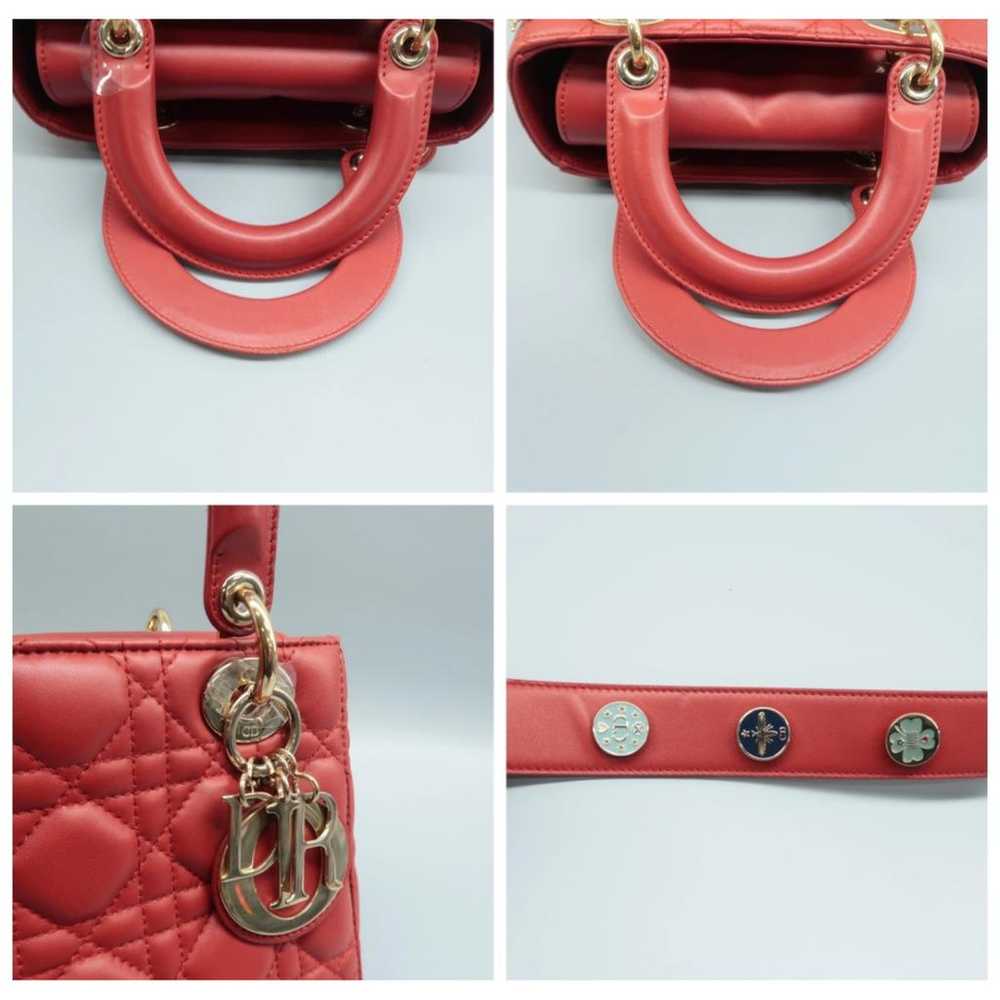 Dior Lady Dior leather handbag - image 4