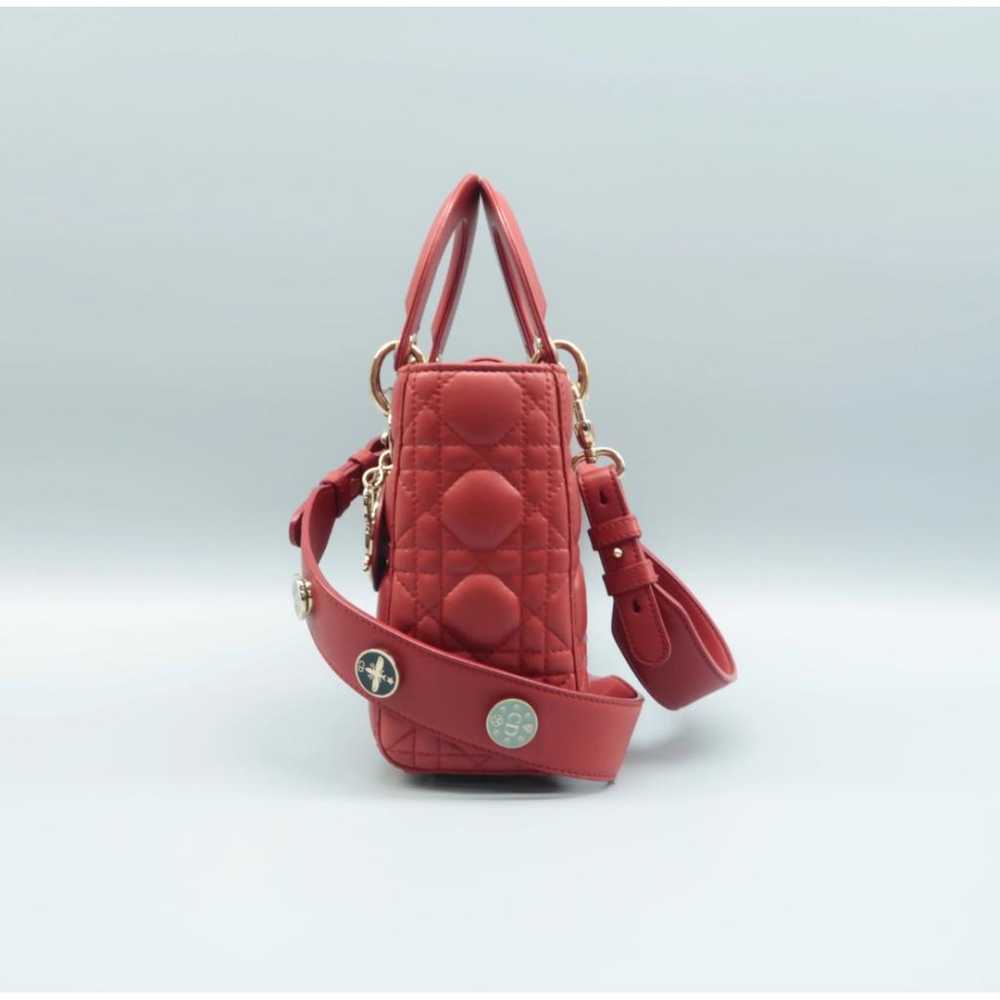 Dior Lady Dior leather handbag - image 6