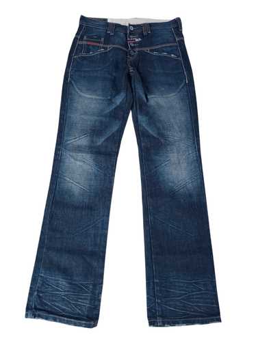 MarithéFrançoisGirbaud XStitchDenimPants Le Jean de Marithe Francois Girbaud Jeans Women's Capri