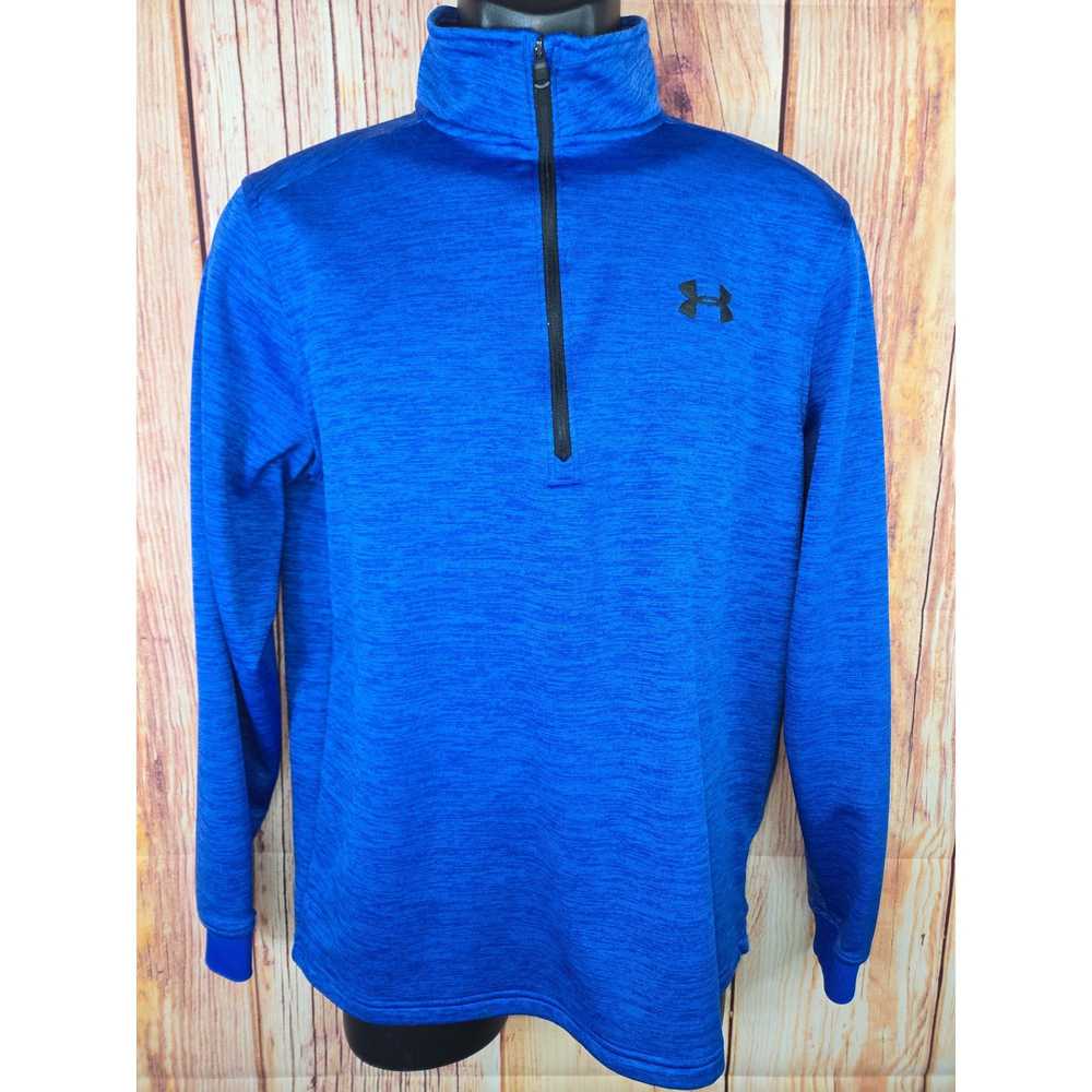 Under Armour Under Armour Blue ColdGear 1/4 Zip P… - image 1