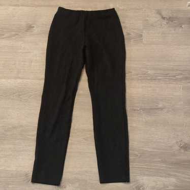 Other Ecru black slim leg pull on pants size medi… - image 1