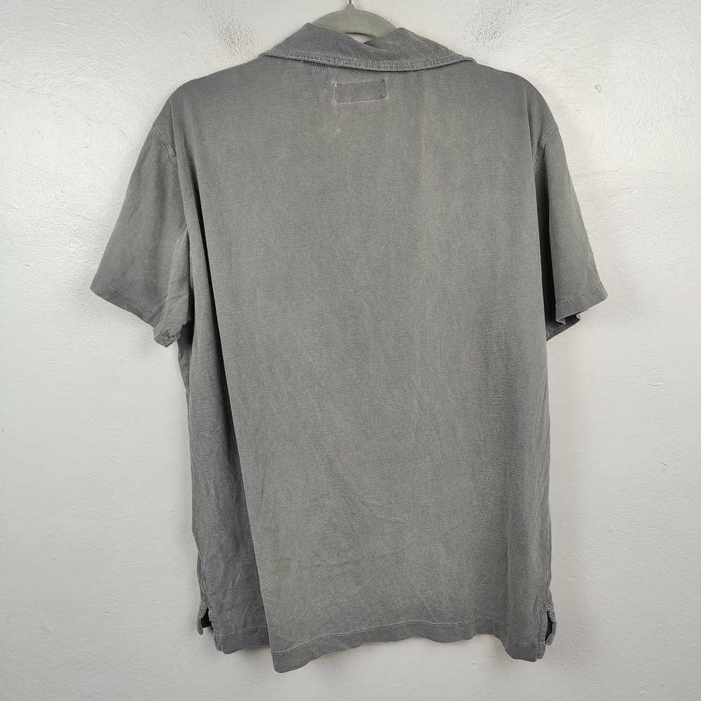 Buck Mason Buck Mason Polo Shirt Mens Large Gray … - image 5