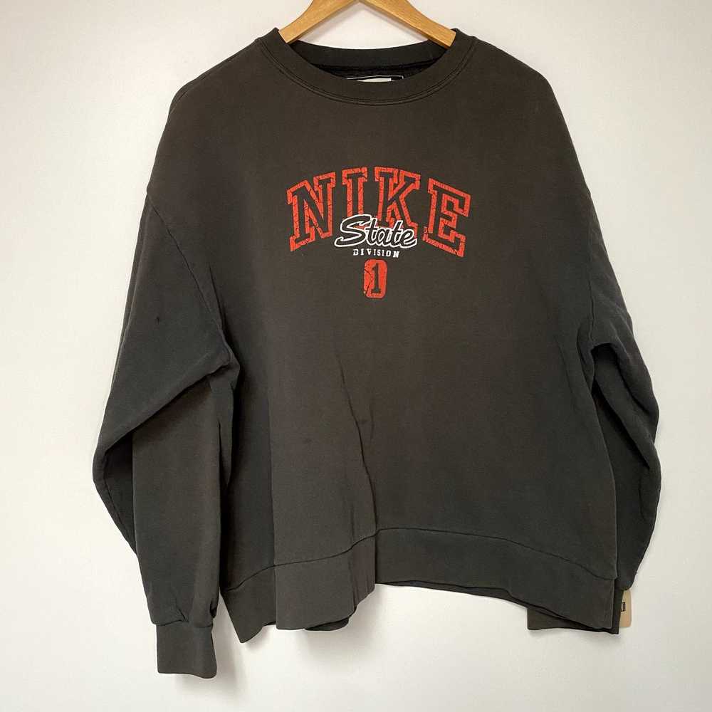 Nike Nike Sweatshirt Gray Swoosh T-Shirt Just Do … - image 1