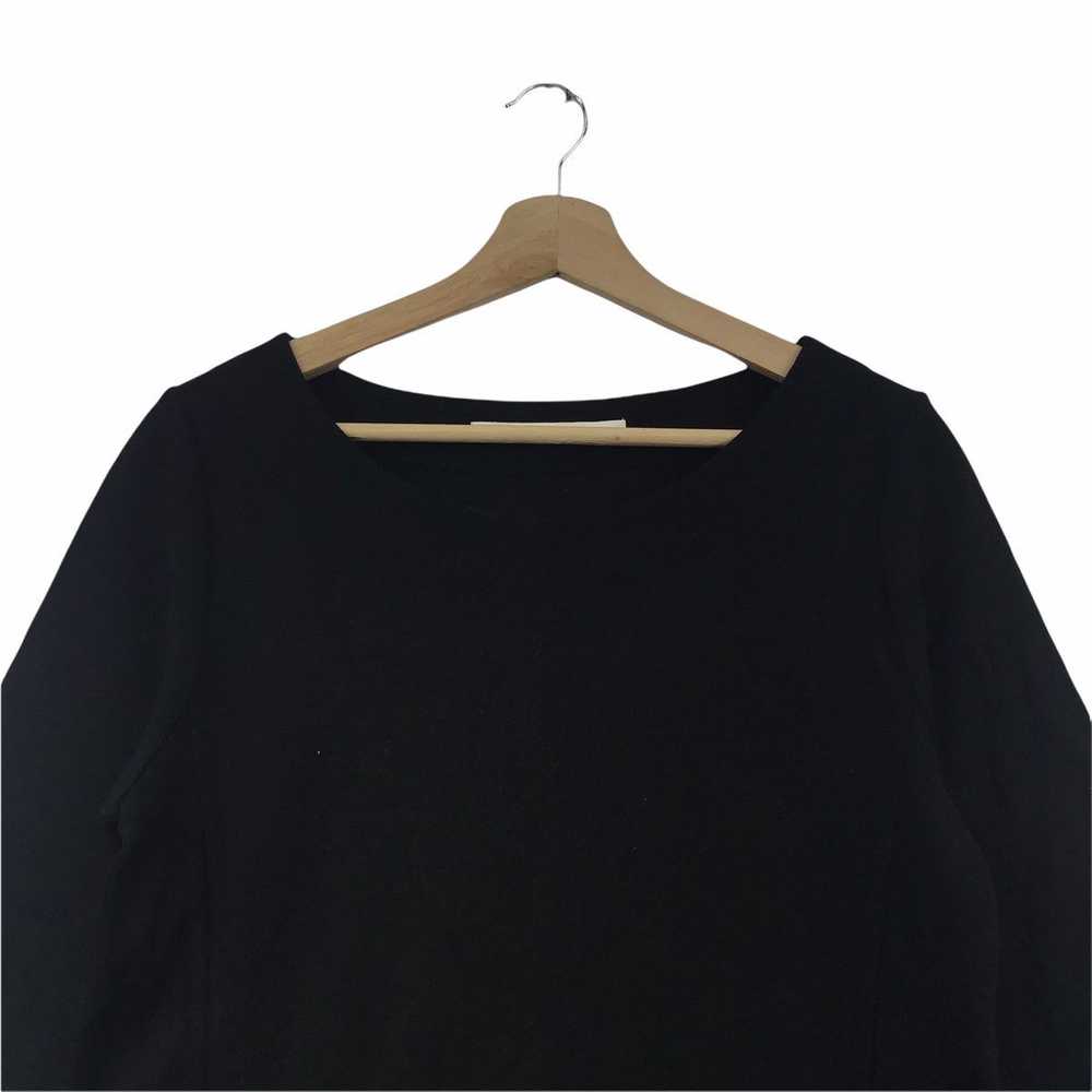 Vintage BLACK By MOUSSY Brown Pitch Black Dress S… - image 2