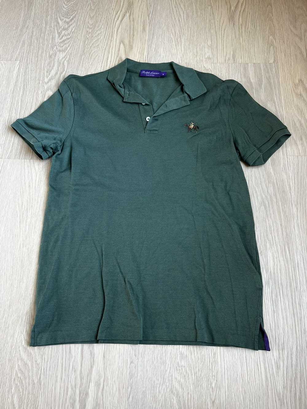 Ralph Lauren Purple Label Ralph Lauren Piqué Polo… - image 1