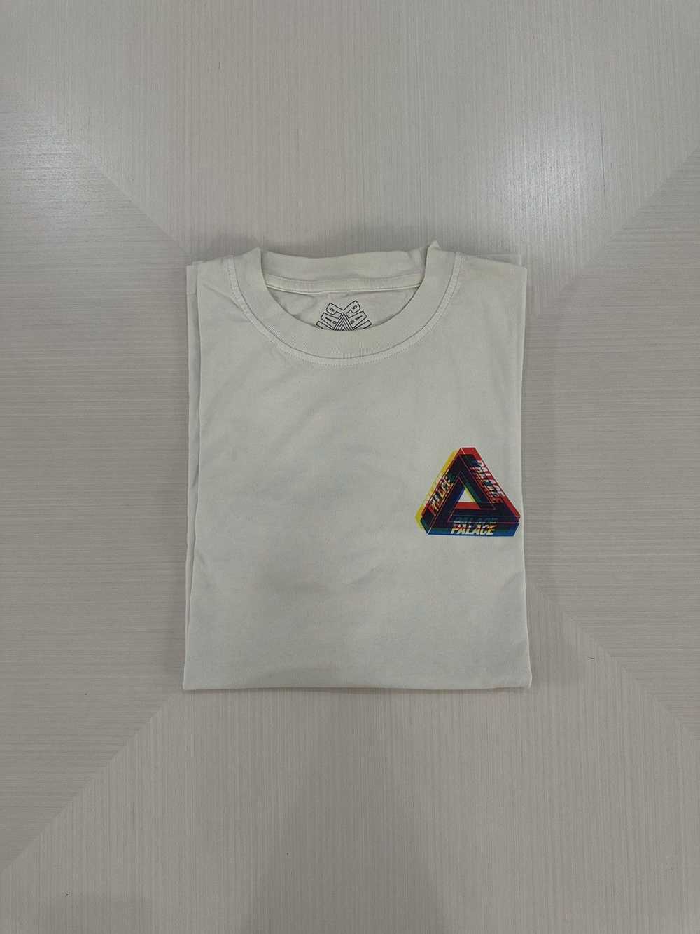 Palace Palace Tri-Ferg Colour Blur T-Shirt White Size L used FW20