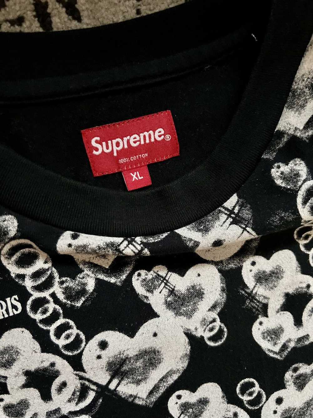 Supreme SUPREME HEARTS S/S TOP BLACK ‘21 - image 3