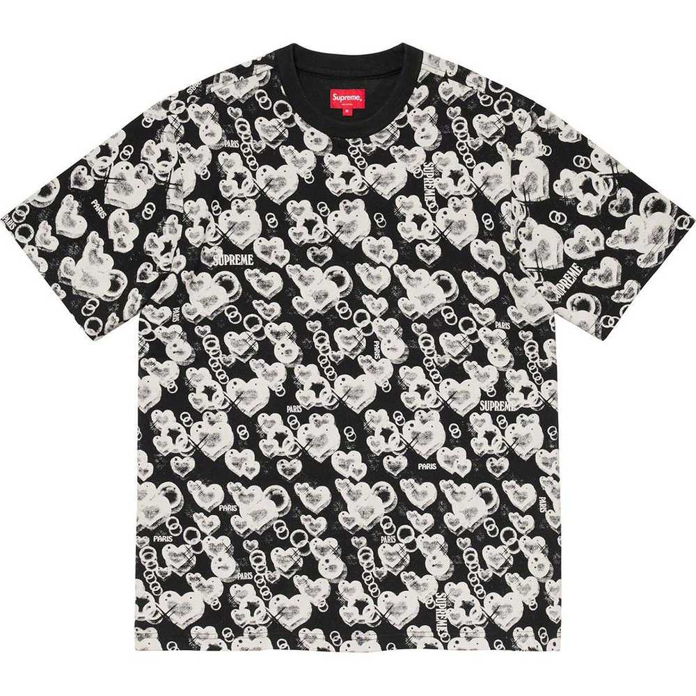 Supreme SUPREME HEARTS S/S TOP BLACK ‘21 - image 6