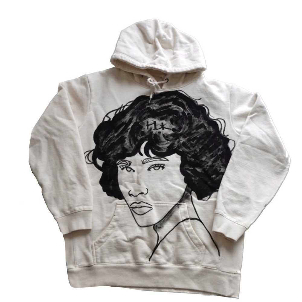 Art × Custom × Japanese Brand Lady Portrait hoodie - image 1