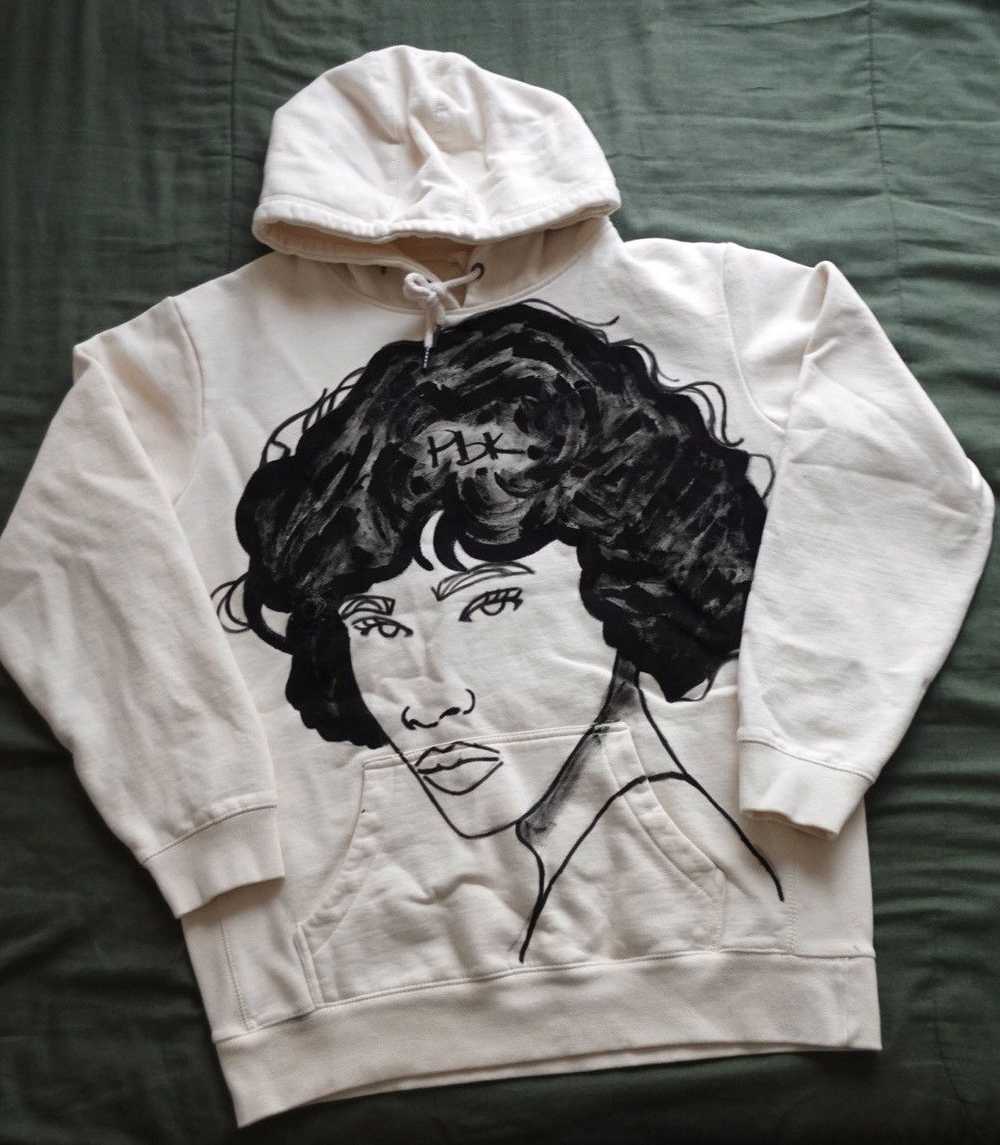 Art × Custom × Japanese Brand Lady Portrait hoodie - image 3