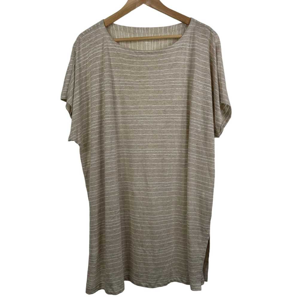 Eileen Fisher Eileen Fisher Organic Linen Striped… - image 1