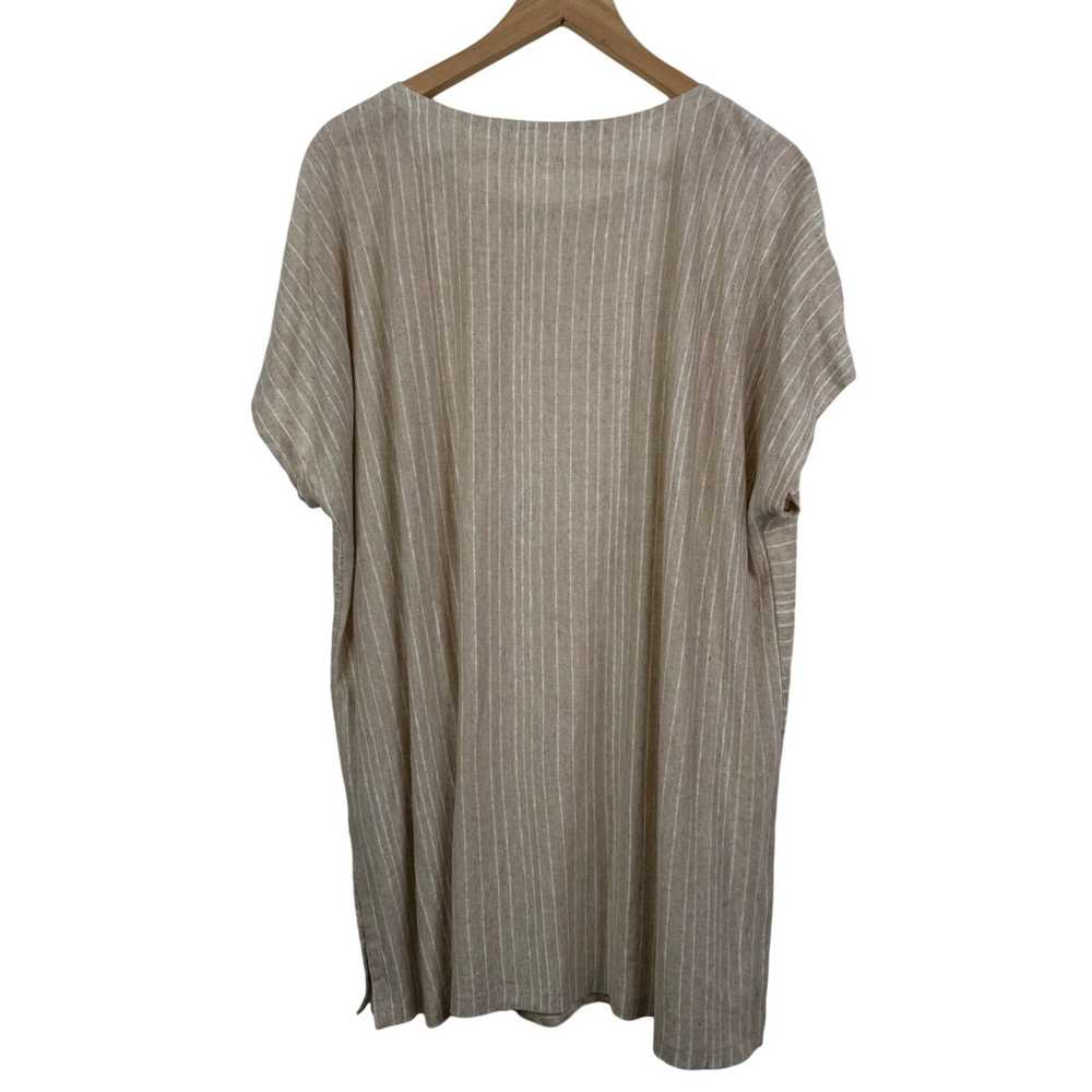 Eileen Fisher Eileen Fisher Organic Linen Striped… - image 2