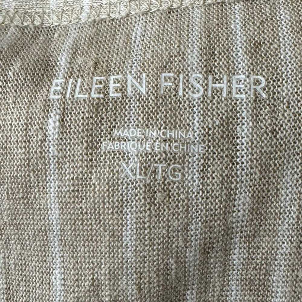 Eileen Fisher Eileen Fisher Organic Linen Striped… - image 5