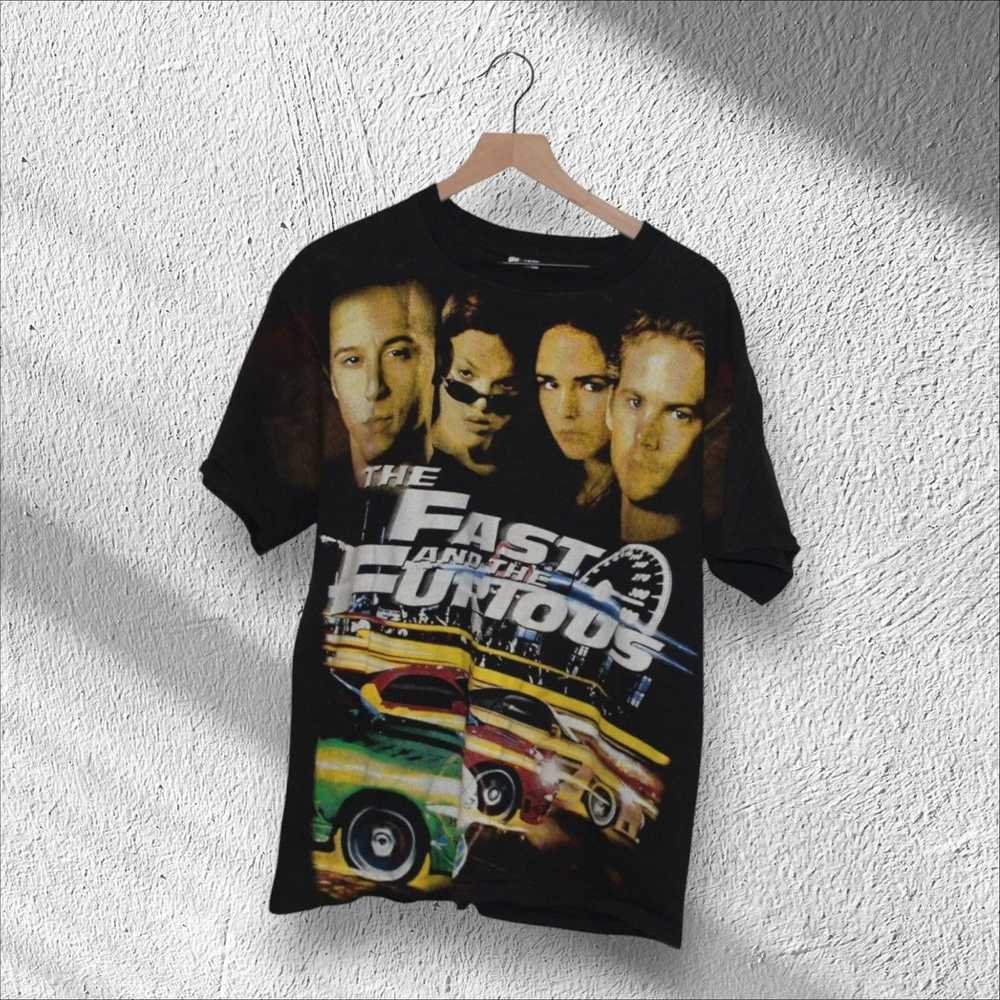 Vintage The Fast and the Furious All Over Print R… - image 1