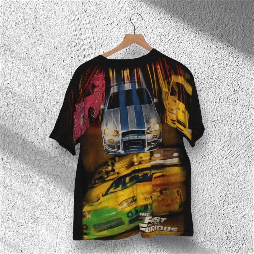 Vintage The Fast and the Furious All Over Print R… - image 2