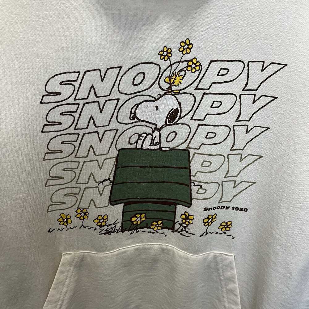 Peanuts Peanuts | Snoopy & Woodstock Beige Hoodie… - image 3