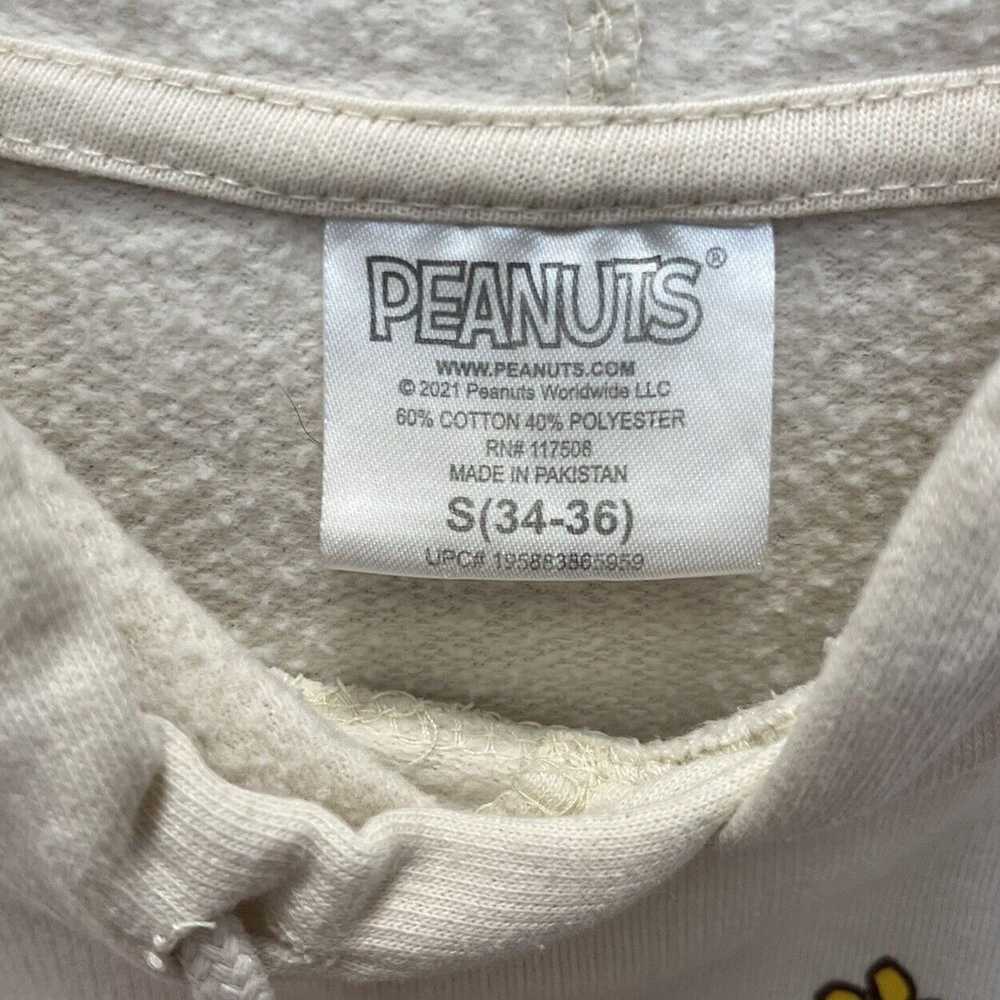 Peanuts Peanuts | Snoopy & Woodstock Beige Hoodie… - image 4