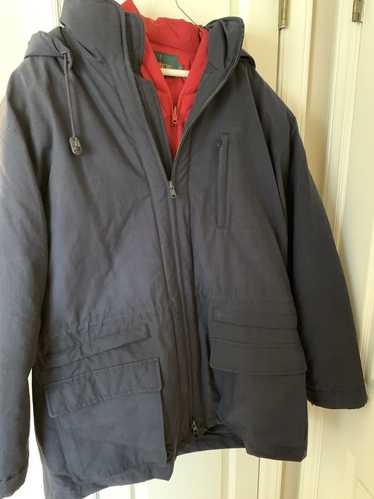 J.Crew Vintage Navy J. Crew Oarsman Coat and Red G