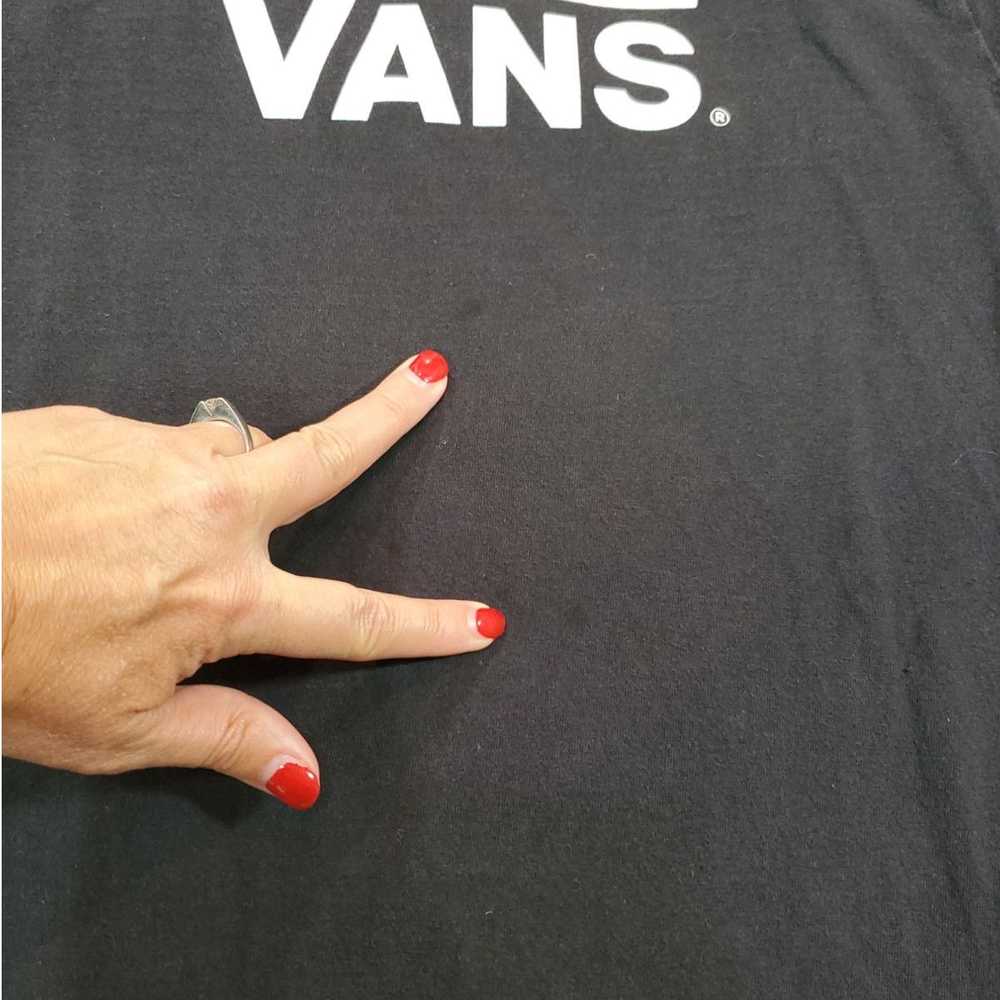 Vans Vans | Black, Long Sleeve T-shirt | Size Med… - image 4