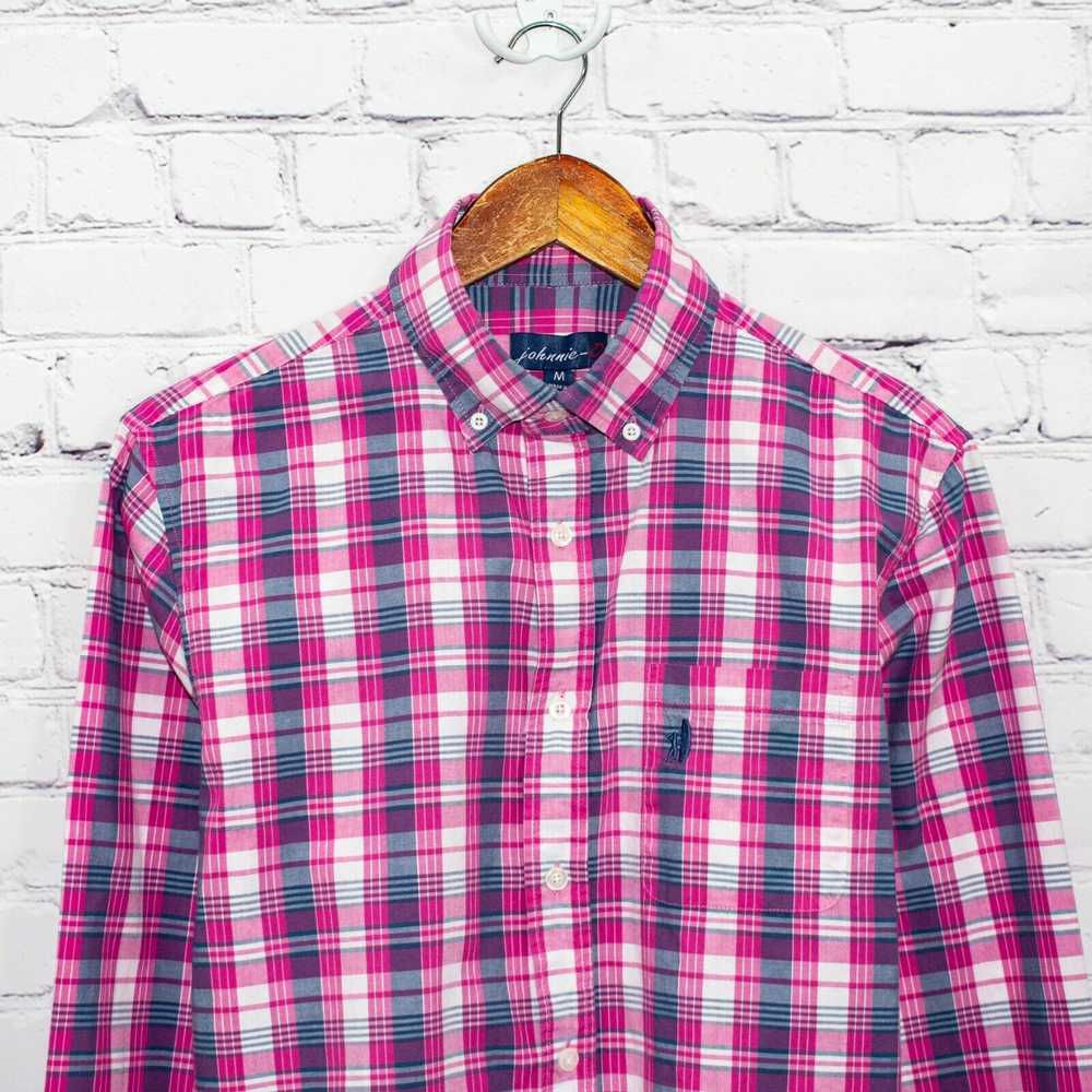 Johnnie O Johnnie-O Men's Button Down Shirt Pink … - image 4