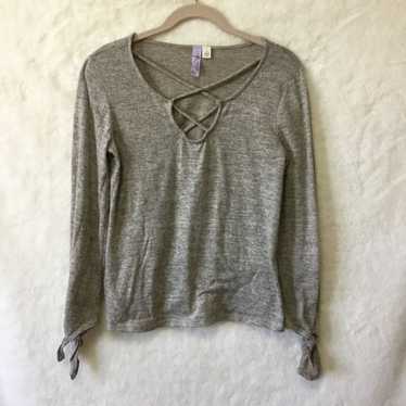 Other Alya Gray Long Sleeve Top