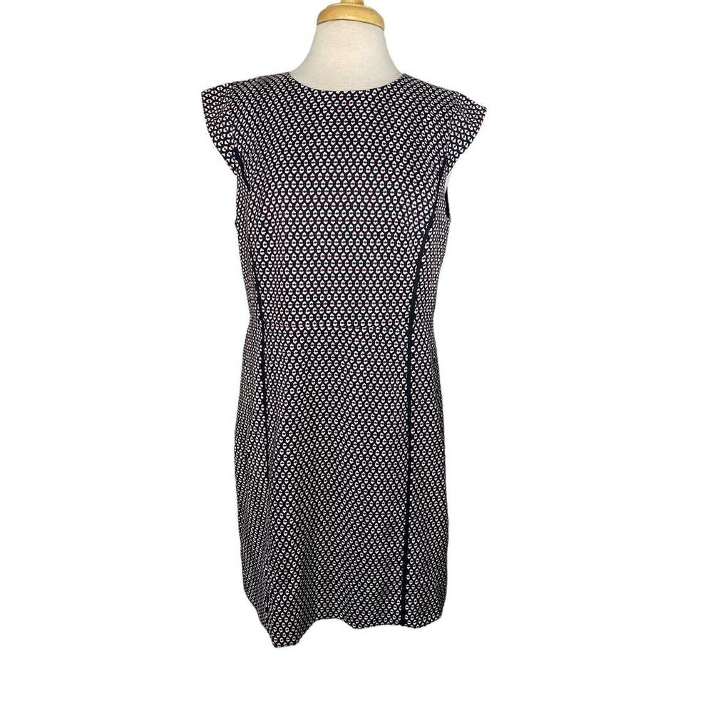 J.Crew J.CREW Cap Sleeve Matelasse Sheath Dress B… - image 1