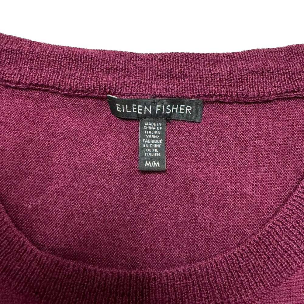 Eileen Fisher EILEEN FISHER Pink 100% Merino Wool… - image 6