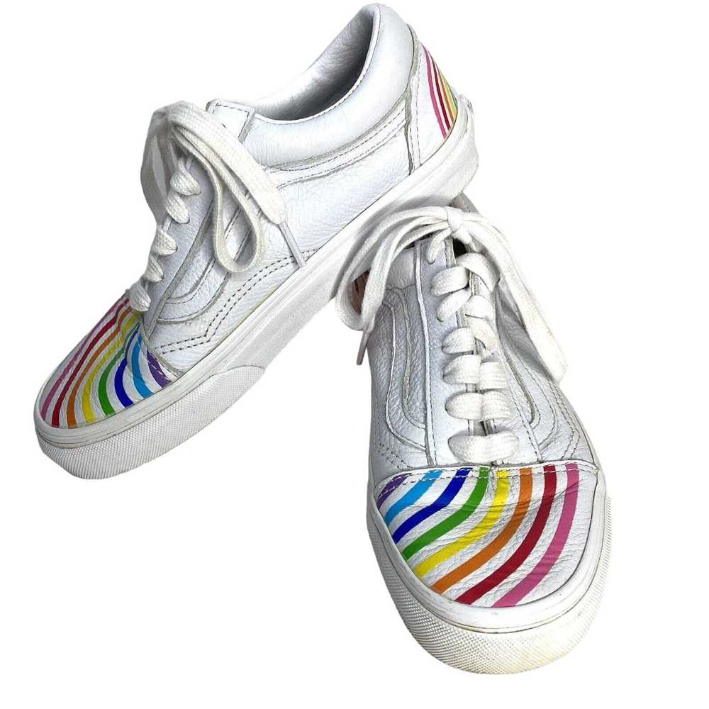 Vans VANS FLOUR SHOP Old Skool Rainbow White Snea… - image 2