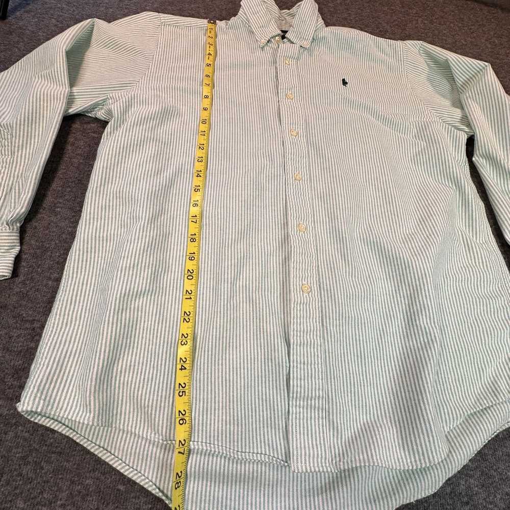 Hunt Club Hunt Club Shirt Mens L Green White Stri… - image 3