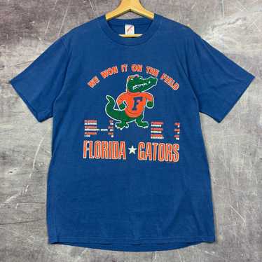 Jerzees × Streetwear × Vintage 1990 Blue Florida … - image 1