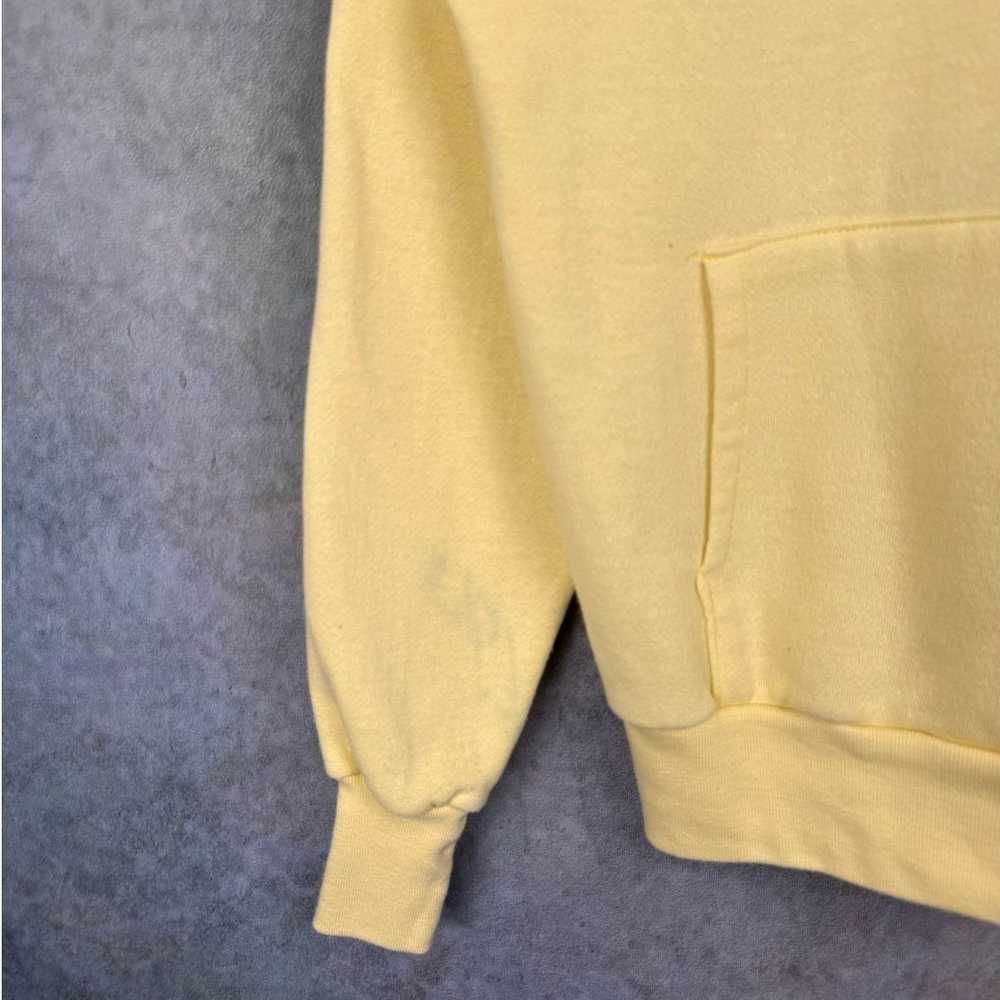 Vintage VTG 80s Blank Hoodie Sweatshirt Womens Sz… - image 5