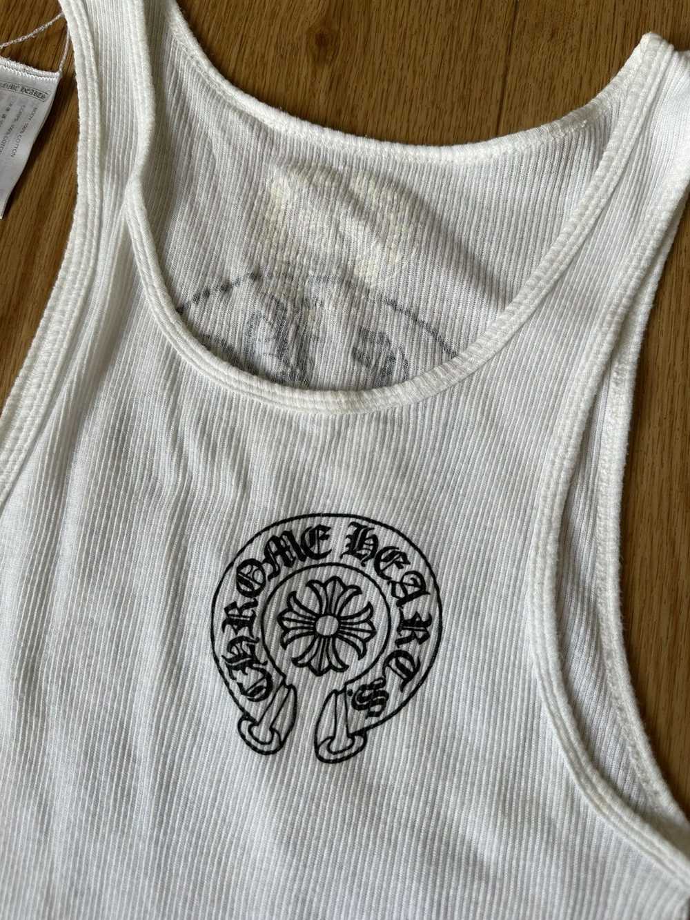 Chrome Hearts Chrome Hearts White Black Horseshoe… - image 2