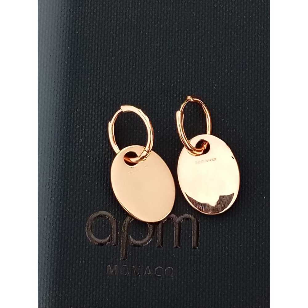 APM Monaco Pink gold earrings - image 7