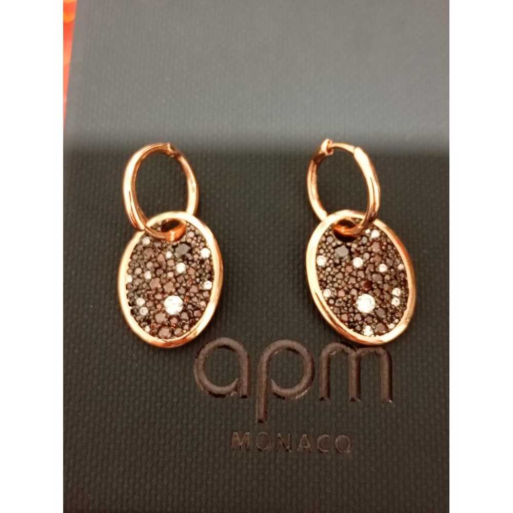 APM Monaco Pink gold earrings - image 8